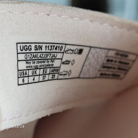 Women’s Sandals#6 UGG Ashton Blush Pink & Beige Platform Gladiator Strappy Prom - Picture 11 of 16